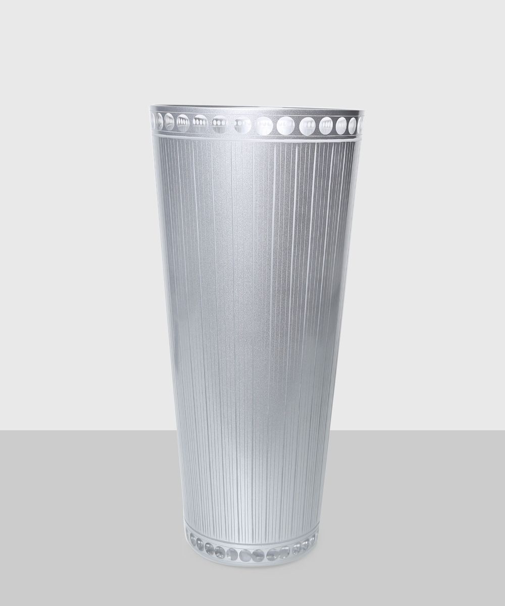 "Chronica" vase in grey