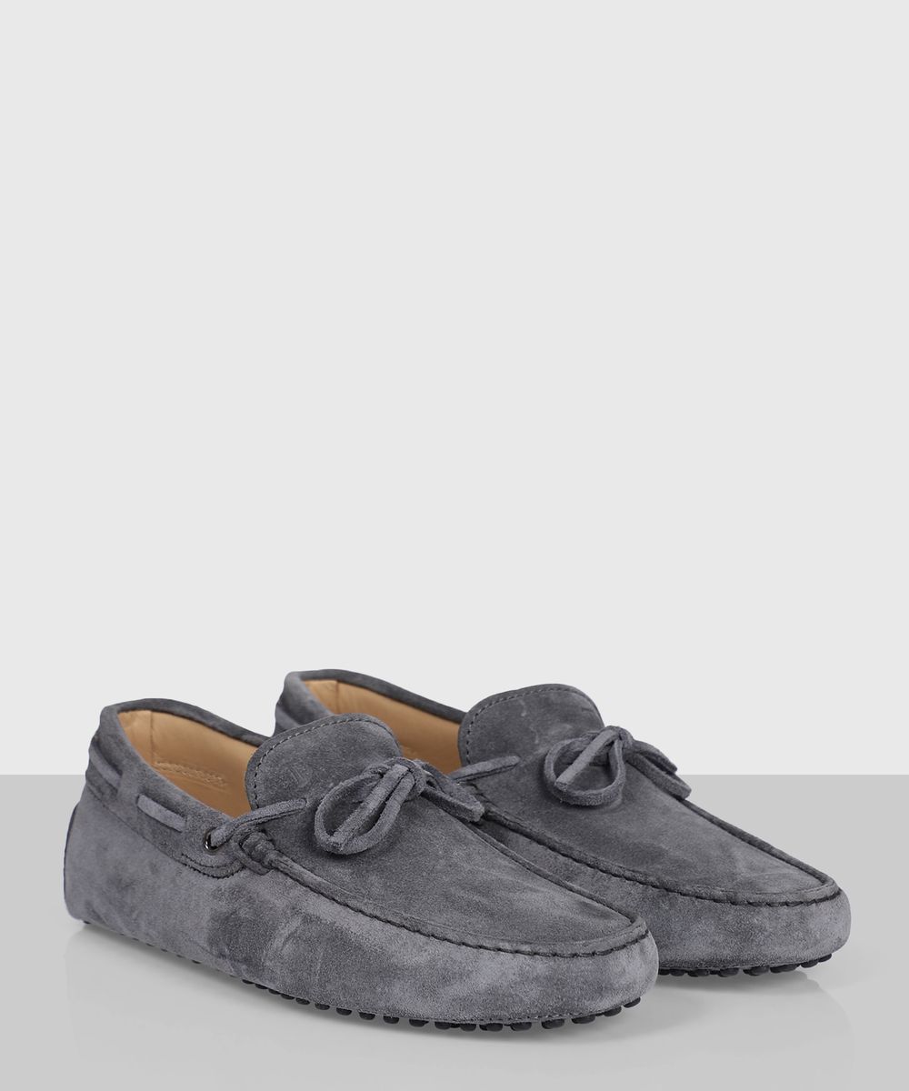 Grey suede sales moccasins