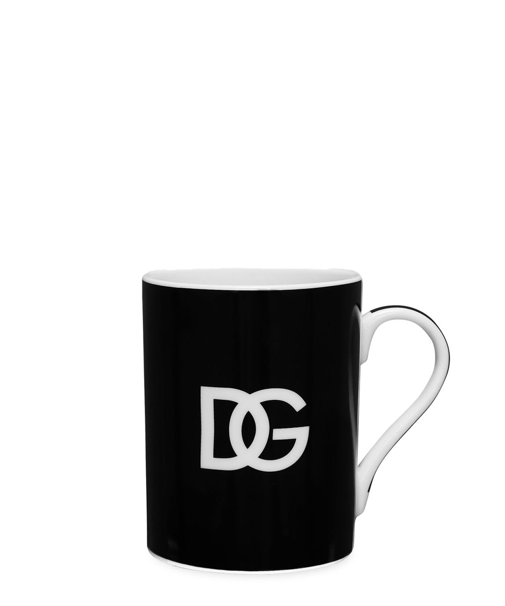 Porcelain mug with logo