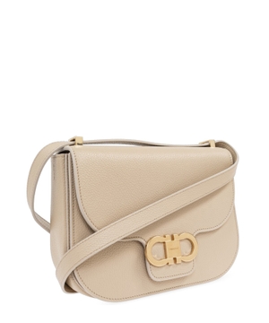 Double Gancini crossbody çantası