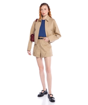 Short cotton jacket