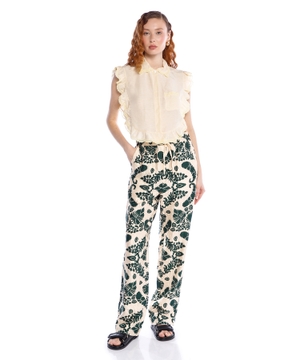 Printed trousers