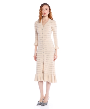 Rhinestone knit dress
