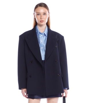 Wool blend suit jacket
