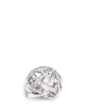 Серьги Diamond Cage из 18-каратного белого золота и бриллиантов