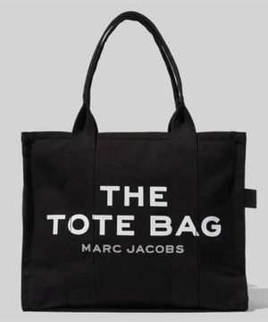 Big tote bag "The Traveler" in black color