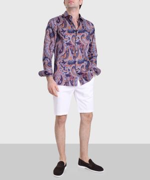 Multicolor shirt with pattern print design