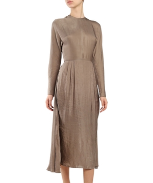 Satin midi dress