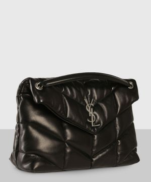 "Loulou" quilted bag in black