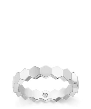 Кольцо "Bee de Chaumet" из белого золота с бриллиантами