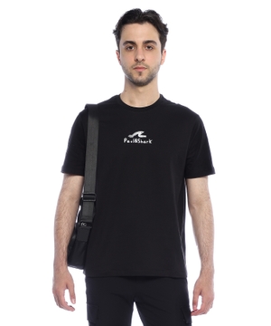 Printli yüngül cersi pambıq T-shirt