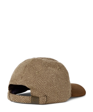 Herringbone naxışlı kepka