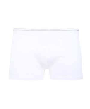 Stripe detail briefs in white