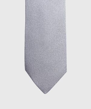 Sparkle detail tie in grey