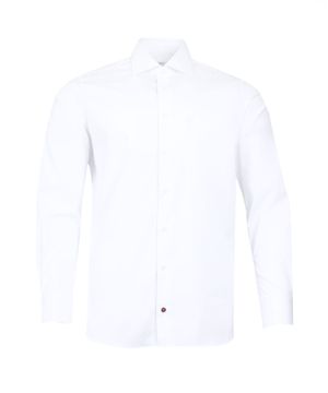 Белая рубашка с классическим воротником 