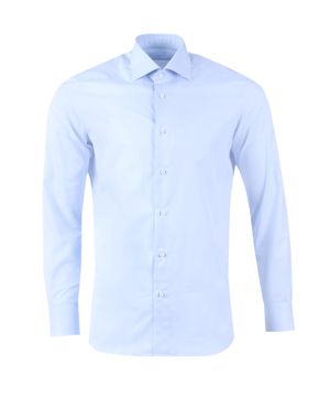 Buttoned classic shirt in blue