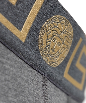 Low rise "Greca" border boxers