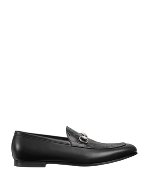 Monogram-embossed loafers