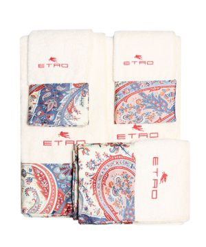 Комплект полотенец с принтом логотипа
