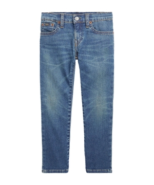 Blue straight fit jeans