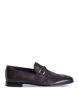 Braided detail loafers in brown