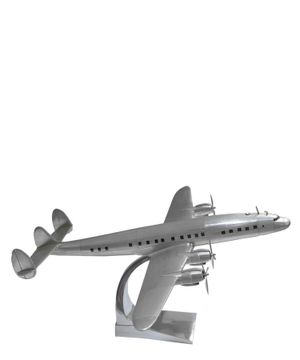 Grey airplane model