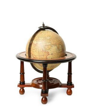 Qəhvəyi rəngli dayaqlı ''Navigator’s Terrestrial Globe'' qlobusu