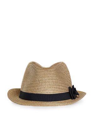 Golden color straw hat