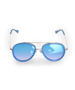 Girls Blue Aviator Sunglasses