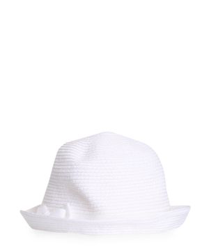 Белая соломенная шляпа