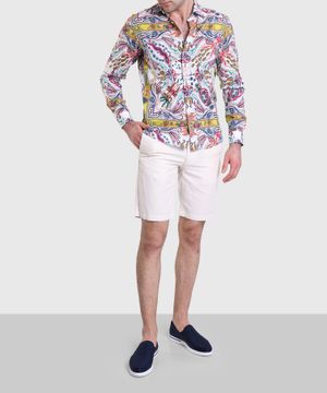 Multicolor shirt with print design