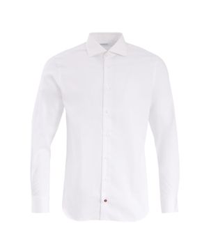 White classic shirt with long sleeves