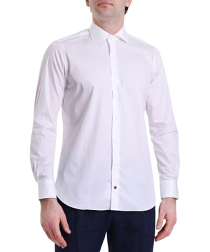 Straight shirt in white