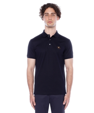 Short sleeve polo with classic collar