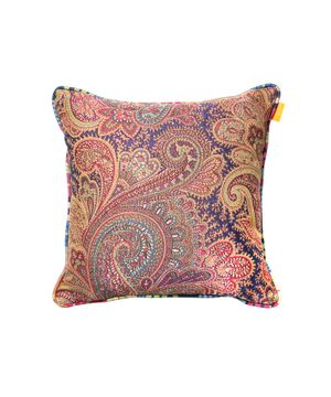 Multicolor cushion with print