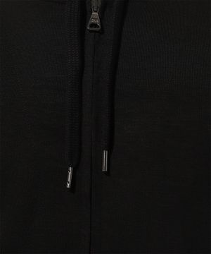 Hooded jacket in black