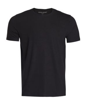 Straight-fit t-shirt in black