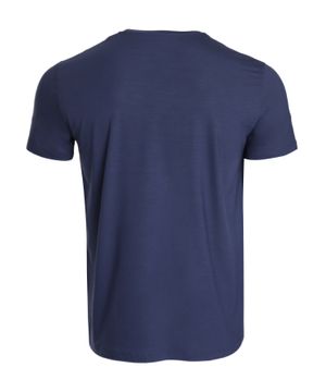 Göy rəngli düz biçimli t-shirt