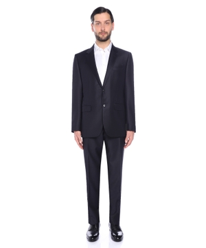 Straight-fit wool suit