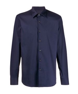Straight fit shirt in navy