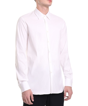 Straight fit shirt in white