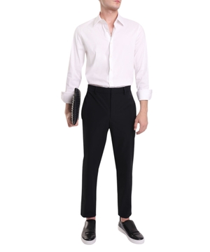 Straight fit shirt in white