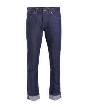 Straight-fit trousers in blue