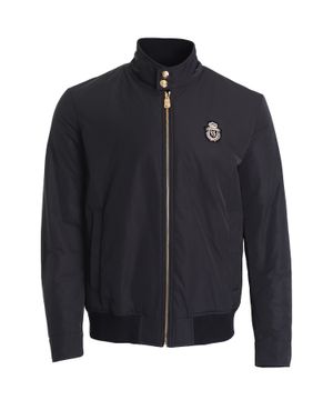 Jacket with embroidered logo