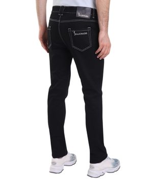 Black straight fit jeans