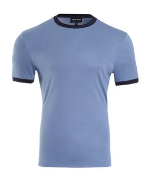 Straight-fit t-shirt in blue