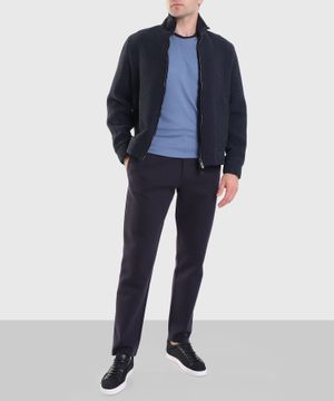 Straight-fit jacket in navy