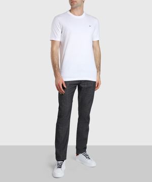 White T-shirt with logo detail