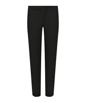 Dark blue straight fit trousers