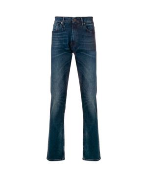 Dark blue fit slim jeans